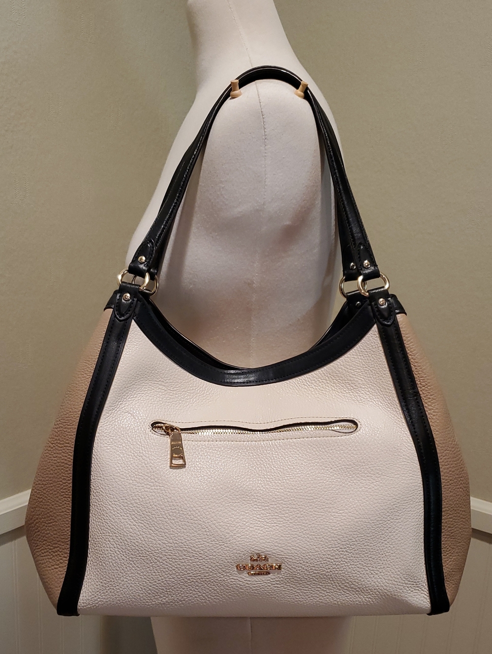 Like NEW Coach Colorblock Kristy Shoulder Bag - Picture 1 of 14